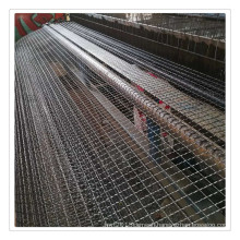 Stainless steel crimped wire mesh usd in the Aquaculture
